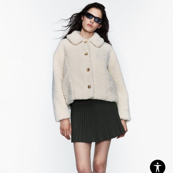 Denim+Company Sherpa Jacket Size M Color Mauve - Picture 9 of 15